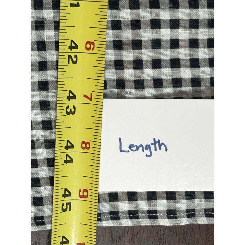 Sleeper NWT Gingham Linen Atlanta Midi Dress Medium - Picture 9 of 9